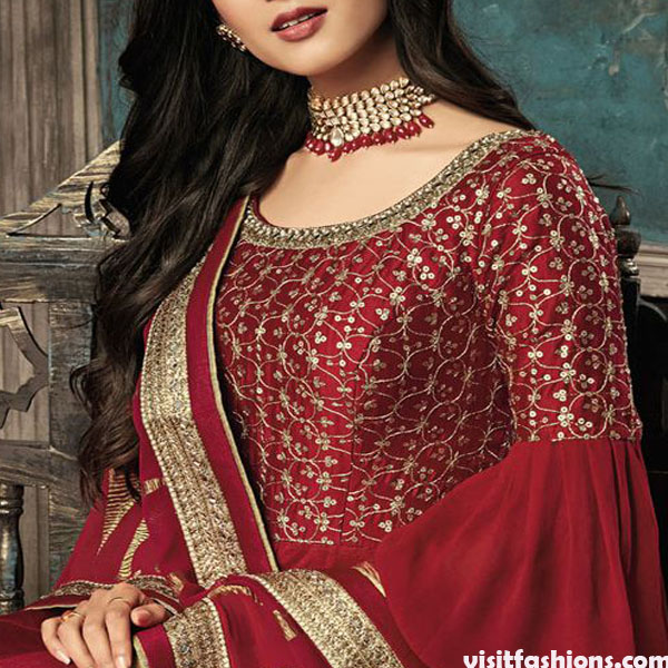 Cotton Pink Bhandej Print Anarkali Suit Set Anarkali Dress Pattern, Long  Dress Design, Designs For Dresses | lupon.gov.ph