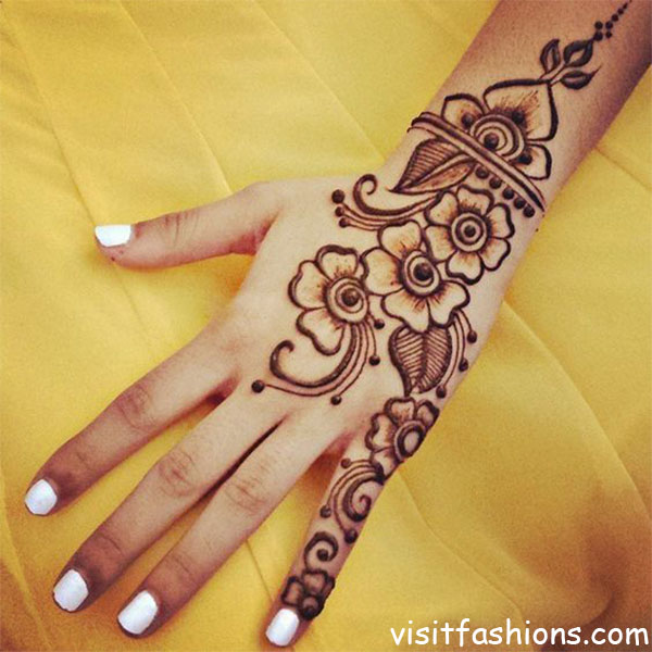 simple Arabic mehndi Designs