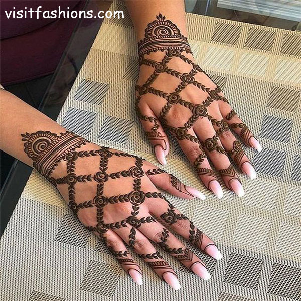 simple Arabic mehndi Designs