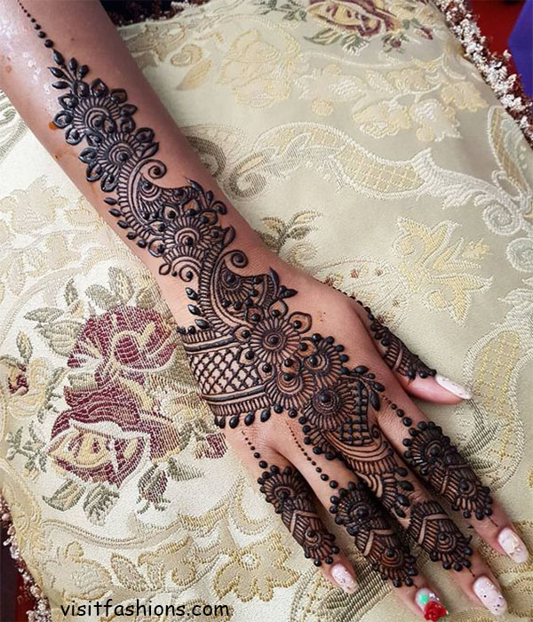 simple Arabic mehndi Designs