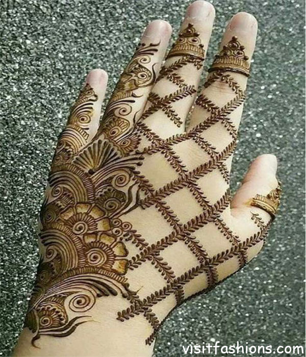 simple Arabic mehndi Designs