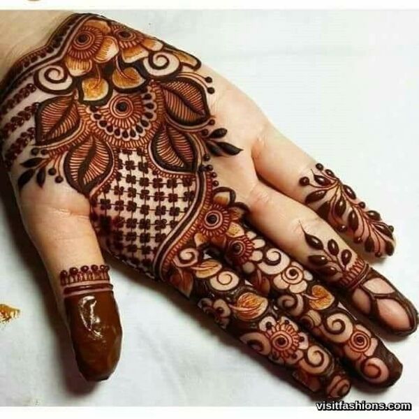 simple Arabic mehndi Designs