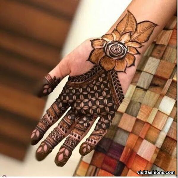 simple Arabic mehndi Designs
