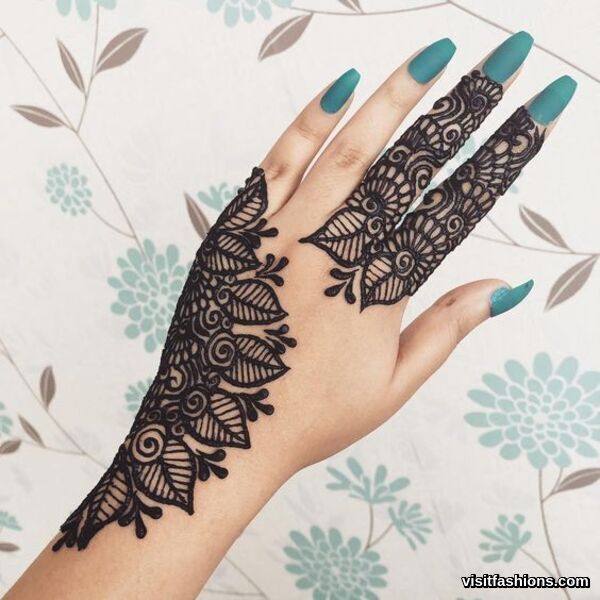 simple Arabic mehndi Designs
