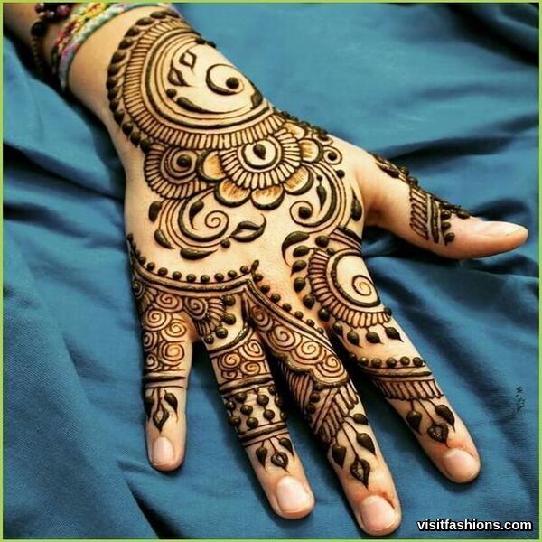 simple Arabic mehndi Designs