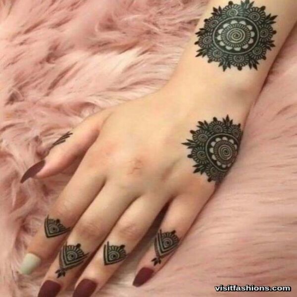 simple Arabic mehndi Designs