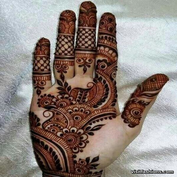simple Arabic mehndi Designs