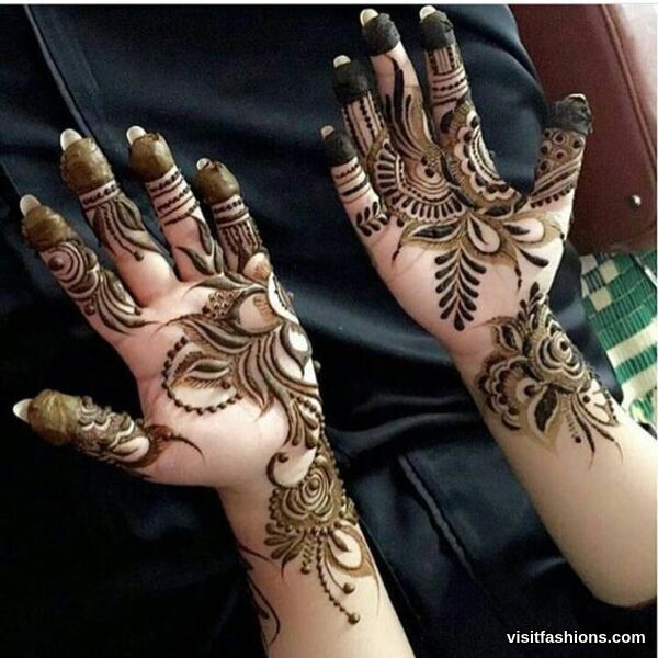 simple Arabic mehndi Designs