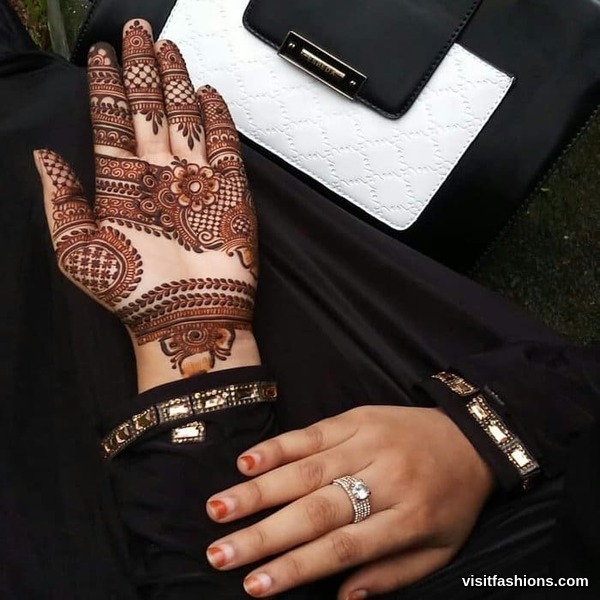 simple Arabic mehndi Designs