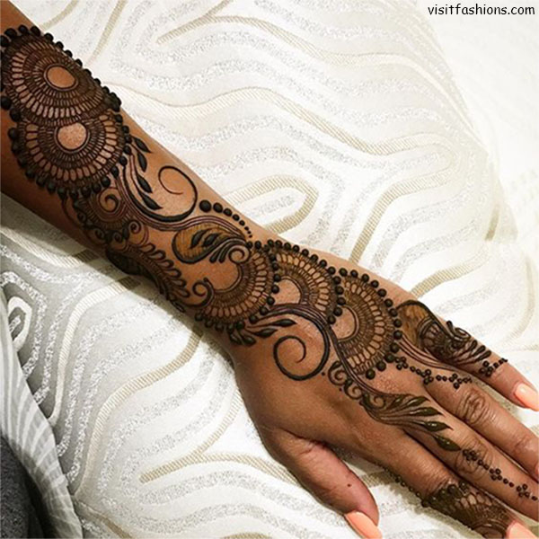simple Arabic mehndi Designs