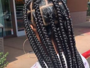 Box braids hairstyle