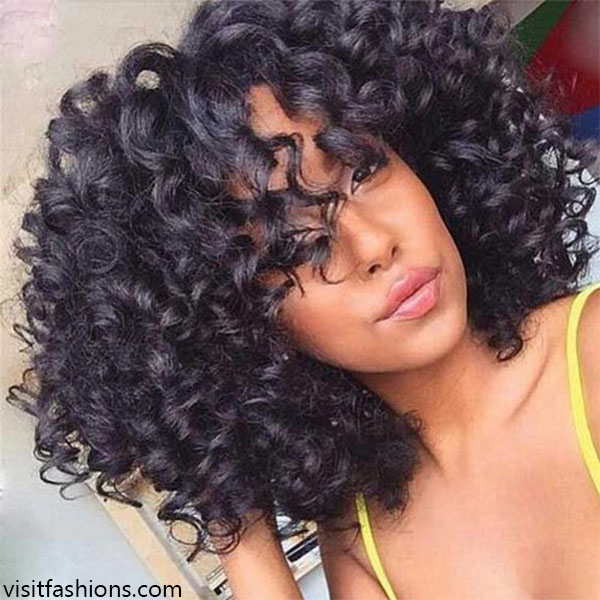 cute curly hairstyle
