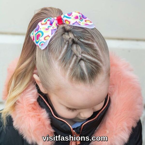 simple bow hairstyles