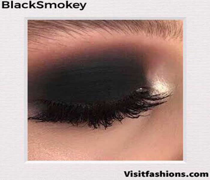 black smokey eyes