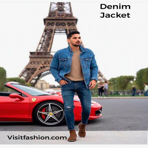 denim jacket for men business outfit