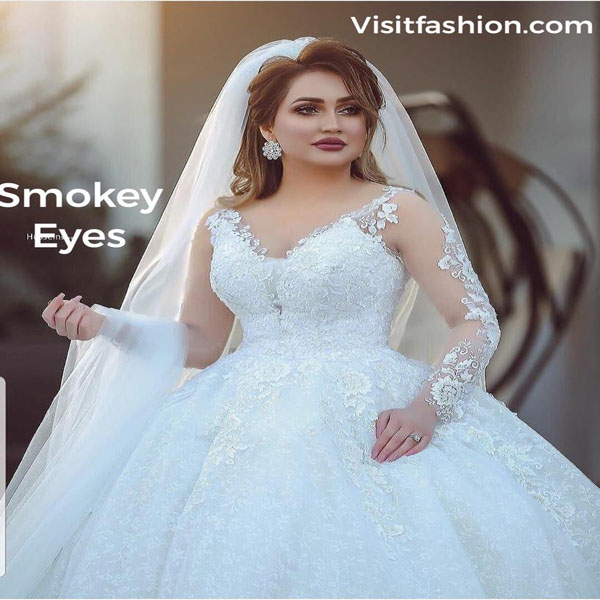 smoky eyes wedding makeup