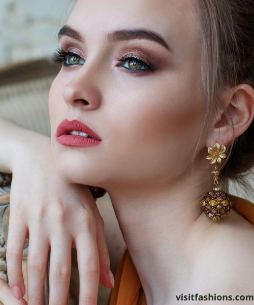 Matte makeup look