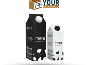 Custom printed milk cartons