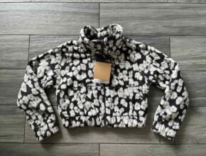 north face cow print jacket